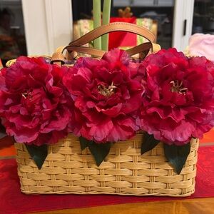 Frances Valentine peony basket bag